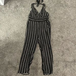 American eagle halter jumpsuit medium